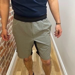 Lululemon grey running shorts